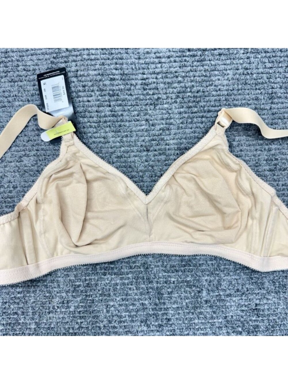 Bali Bra 38B Beige Cotton Double Classic Support Wire Free Cool Comfort 3036 NEW - Picture 5 of 9